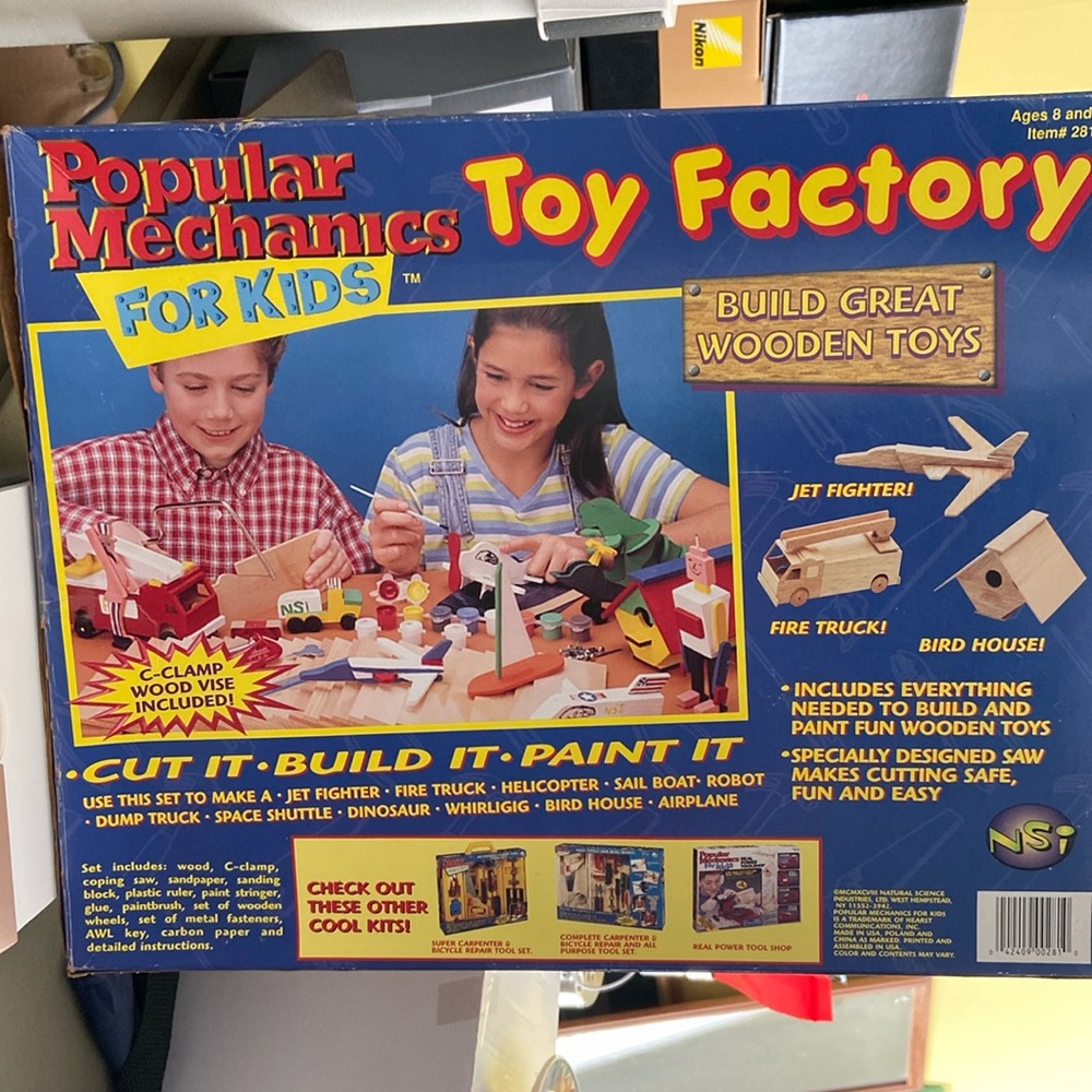 Popular Mechanics for Kids Toy Factory Build Your Own Toys